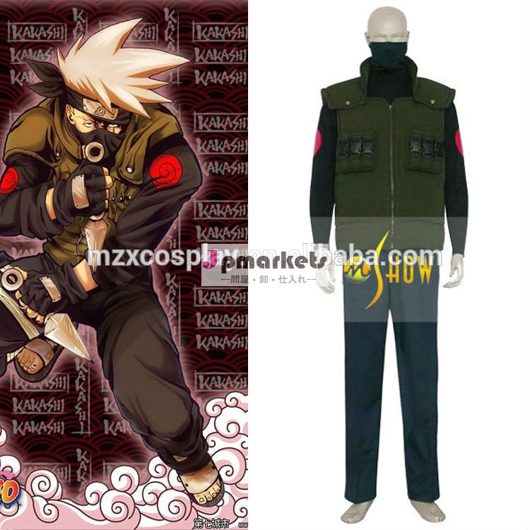 熱い販売の2014年hatakenaruto- ナルト- アニメコスプレ衣装販売デラックスカカシハロウィンクリスマスパーティーの服の衣装カスタム問屋・仕入れ・卸・卸売り