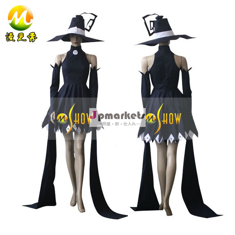 ソウルイーターブレアコスプレ衣装ハロウィンドレス女性の黒問屋・仕入れ・卸・卸売り