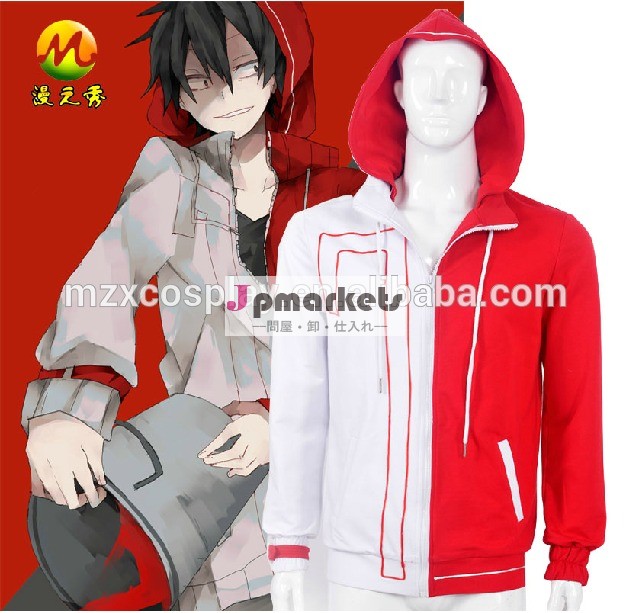 品質のアニメプロジェクトkageroumekakucity木戸俳優コスプレ衣装赤高校パーカーコートパーカージャケットスポーツウェア問屋・仕入れ・卸・卸売り