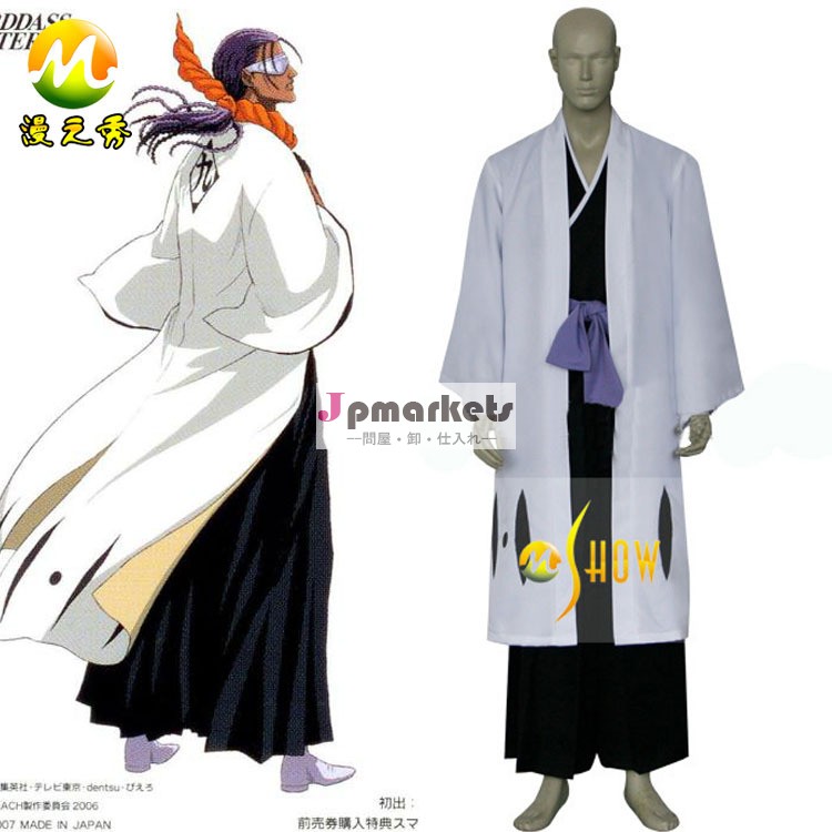 新着アニメブリーチ部門第九tousenキャプテンを要コスプレ衣装着物白ドレスの男性問屋・仕入れ・卸・卸売り
