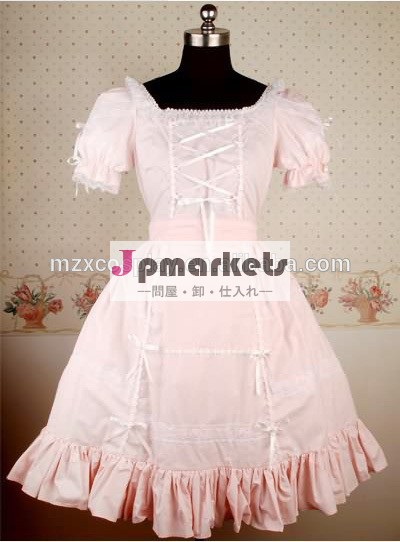 熱い販売のかわいい弓綿ロリータドレスハロウィンパーティの衣装クリスマス美しさのためのロングドレス問屋・仕入れ・卸・卸売り