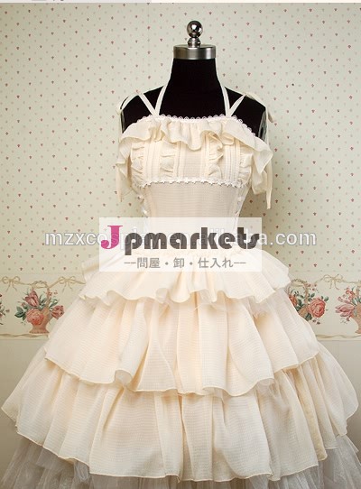 黄色のかわいいファルバラ熱い販売の光ノースリーブロリータワンピースパジャマハロウィンパーティの衣装クリスマス美しさのためのロングドレス問屋・仕入れ・卸・卸売り
