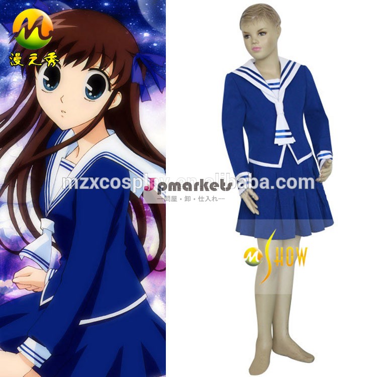 熱い日本アニメ果物カゴtohruホンダ子供コスプレ衣装の女の子カスタムメイド冬制服問屋・仕入れ・卸・卸売り