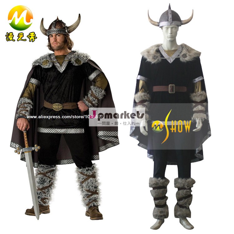 バイキング戦士コスプレ衣装ハロウィンパーティーコスプレ衣装販売のための問屋・仕入れ・卸・卸売り