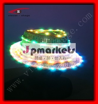 フルカラーのledライトc28帽子問屋・仕入れ・卸・卸売り