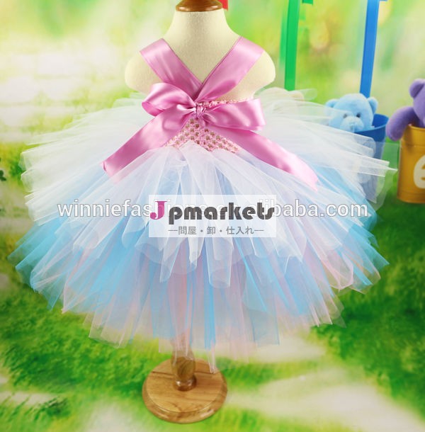 卸売かわいい2014年層の花の誕生日のパーティーのイブニングドレス1歳の女の子問屋・仕入れ・卸・卸売り