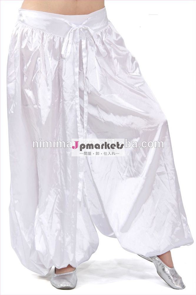 卸し売り女性の新しい白2014年ベリーダンスパンツ、 パンツベリーダンス衣装問屋・仕入れ・卸・卸売り