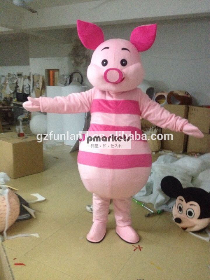 ピンクの豚のキャラクターの/マスコット/のマスコットの衣裳。問屋・仕入れ・卸・卸売り