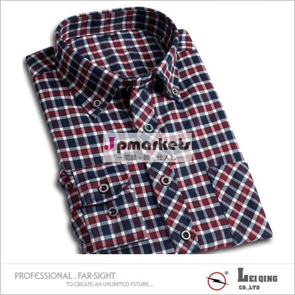 2014年高品質の赤と黒の格子縞のシャツ、 格子縞のフランネルシャツ問屋・仕入れ・卸・卸売り