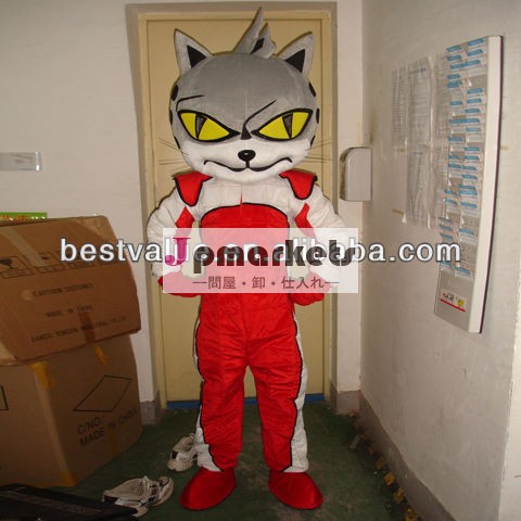 新しいデザインのスポーツ猫の漫画のマスコットの衣裳の動物/catカーニバル衣装問屋・仕入れ・卸・卸売り
