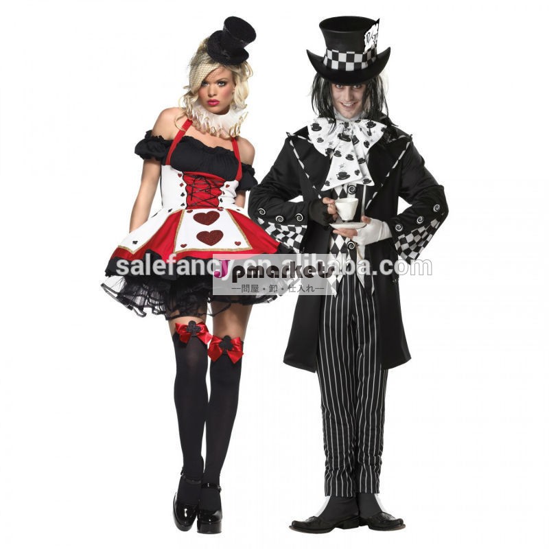 暗いとダークアリスマッドハッター衣装の女性衣装コスチュームハロウィンアリスインワンダーランドqawc- 2283問屋・仕入れ・卸・卸売り