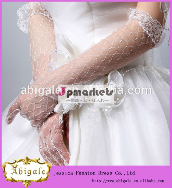 最も新しいデザインfashionalのセクシーな色の安いニットレディースかぎ針編みのレースの結婚式の手袋問屋・仕入れ・卸・卸売り