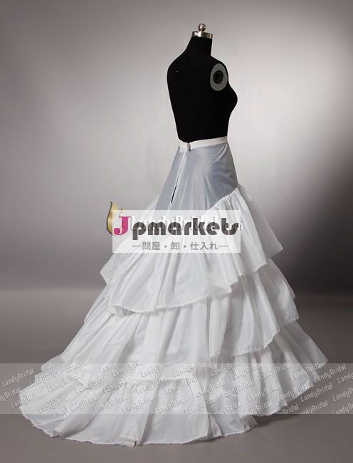 低価格の三階層型2014年プリーツペチコートリング列車とドレスをweddding問屋・仕入れ・卸・卸売り