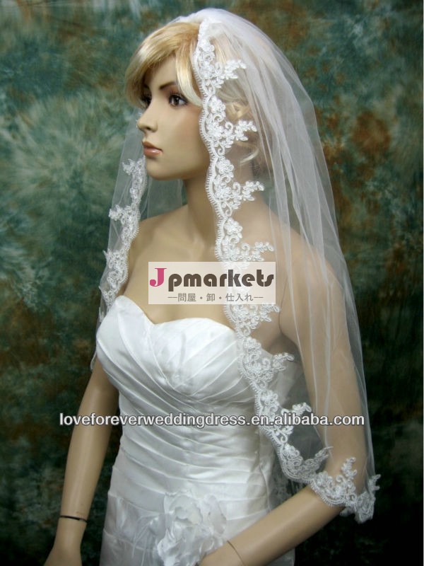 高級な2014年精巧な高品質の結婚式のベールシルクチュール問屋・仕入れ・卸・卸売り