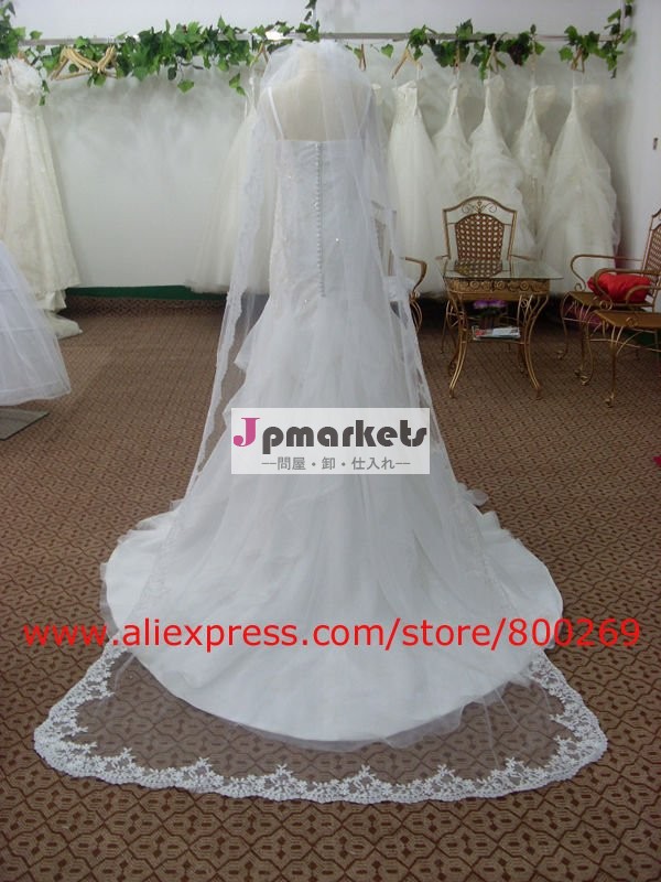 在庫SL-70の実質の花嫁の結婚式のベール問屋・仕入れ・卸・卸売り
