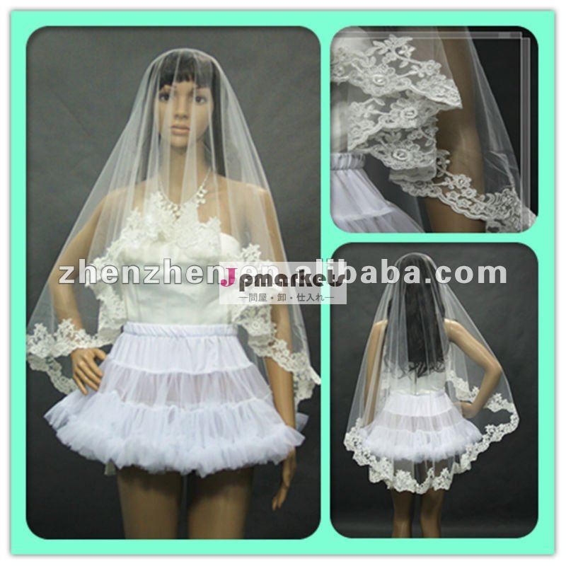 花嫁のベールと結婚する熱い販売V-035 Zhenzhenのレースの端問屋・仕入れ・卸・卸売り