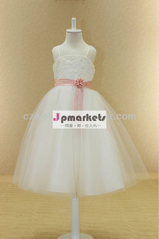 のレースのビーズfg0019女の赤ちゃんのジャケット付きウェディングドレス問屋・仕入れ・卸・卸売り