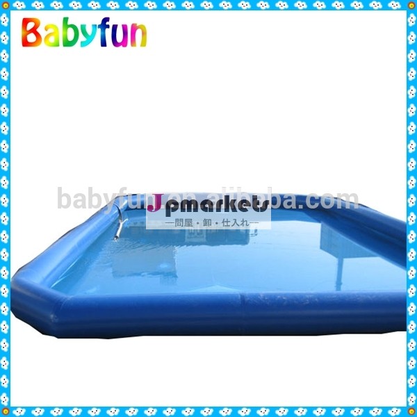 largeインフレータブル夏の深いbabyfunスイミングプール付きインフレータブル大きなプールインフレータブル平方プール問屋・仕入れ・卸・卸売り