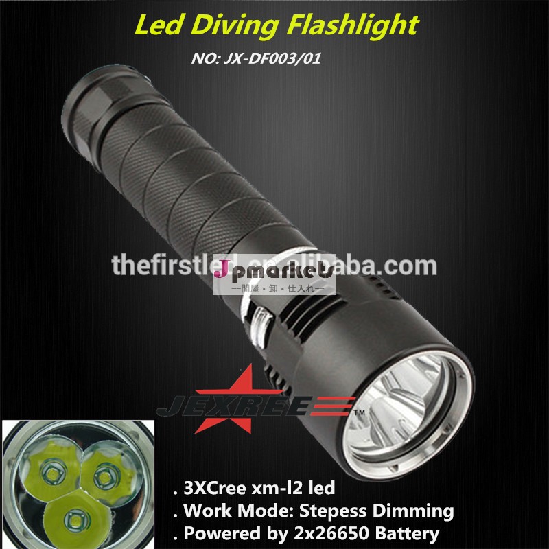 水中100メートル3xcreexm-l22500lmダイビング懐中電灯充電式ledダイビングトーチ問屋・仕入れ・卸・卸売り