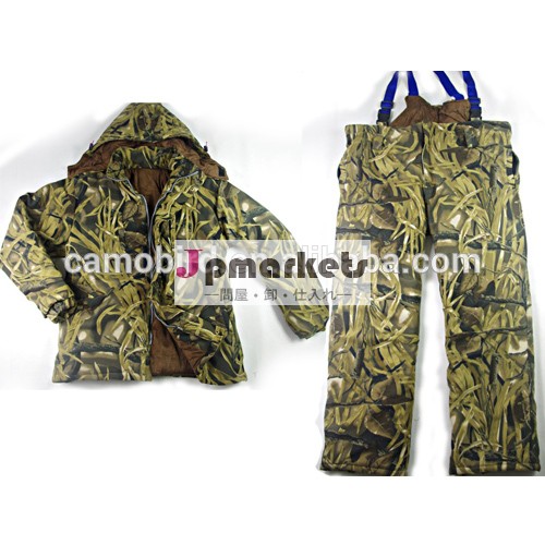 迷彩柄のパターンのバイオニック葦防水jacket+trousers冬狩猟狩猟服問屋・仕入れ・卸・卸売り