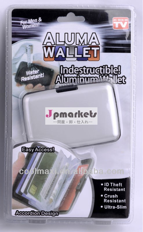 Mult- 機能付カード財布アルミカスタムパッケージング問屋・仕入れ・卸・卸売り