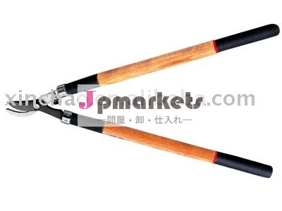 木製ハンドル付きダブルバイパスlopper湾曲したブレード、 バイパスlopper問屋・仕入れ・卸・卸売り
