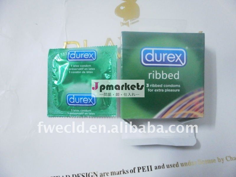 Durexのためのコンドーム -- 骨がある味(3pcs/pack)英語版問屋・仕入れ・卸・卸売り