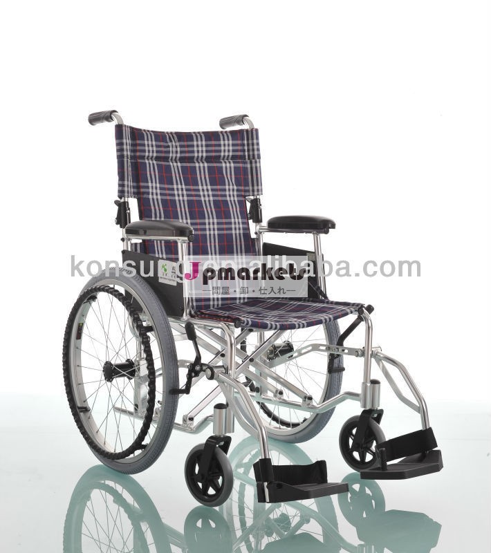 パウダーコーティングされたスチール製標準幅手動車椅子問屋・仕入れ・卸・卸売り