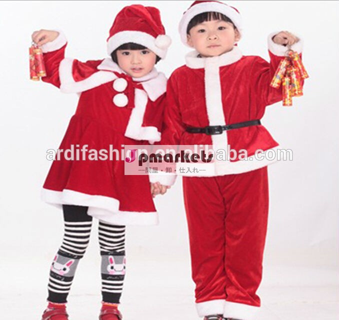 サンタクロースクリスマス子供子供赤ん坊赤いフランネルのパジャマ問屋・仕入れ・卸・卸売り