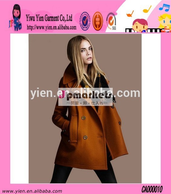 女性カジュアルコート冬のコート卸売綿のコートの女性のジャケットの縫製工場中国ではインド2014年衣類問屋・仕入れ・卸・卸売り