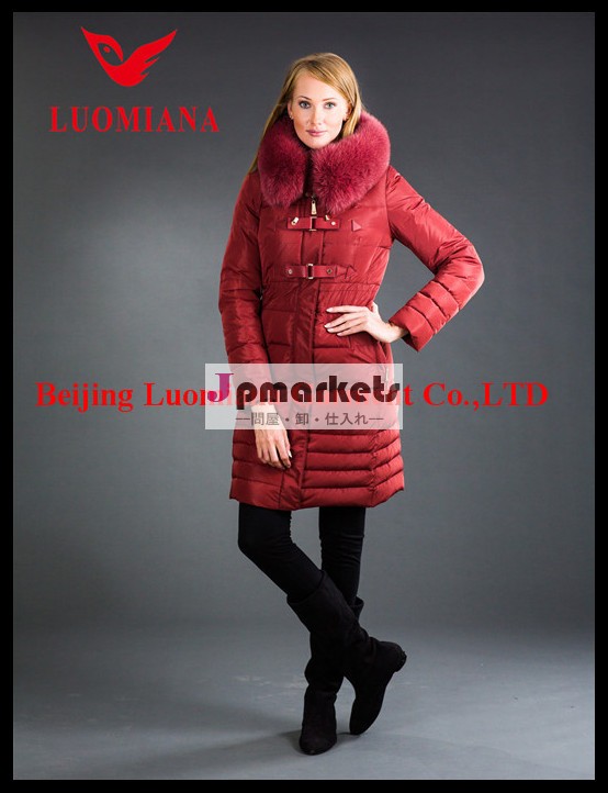 光沢のある2014-2015熱い販売の冬の女性のファッションブランドのドロップシップ問屋・仕入れ・卸・卸売り