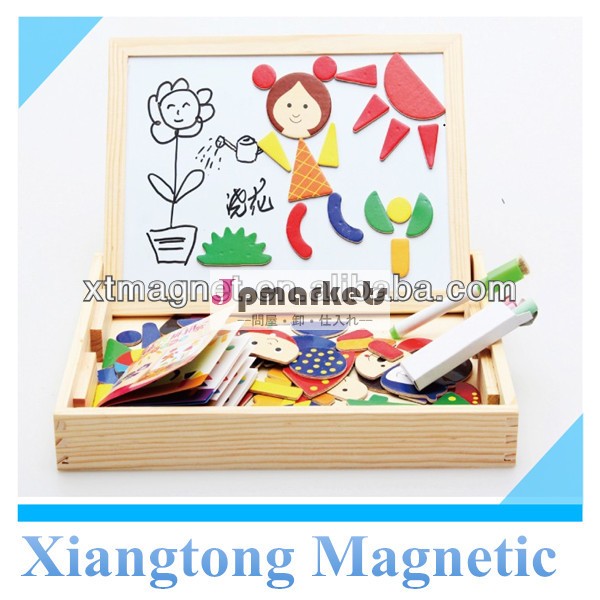 ファンタジック木製イーゼル磁気ジグソーパズル子供のおもちゃ用問屋・仕入れ・卸・卸売り