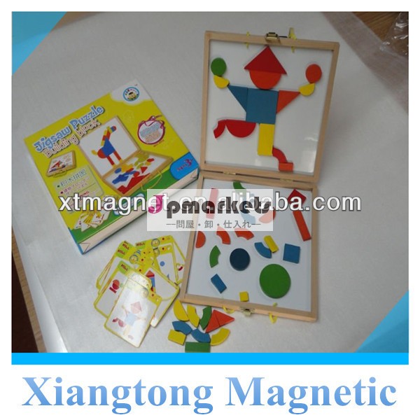 磁気磁気ジグソーパズルシリーズ木製子供のおもちゃ用ダブル直面しているoppssed黒- と- 白い木製おもちゃ問屋・仕入れ・卸・卸売り