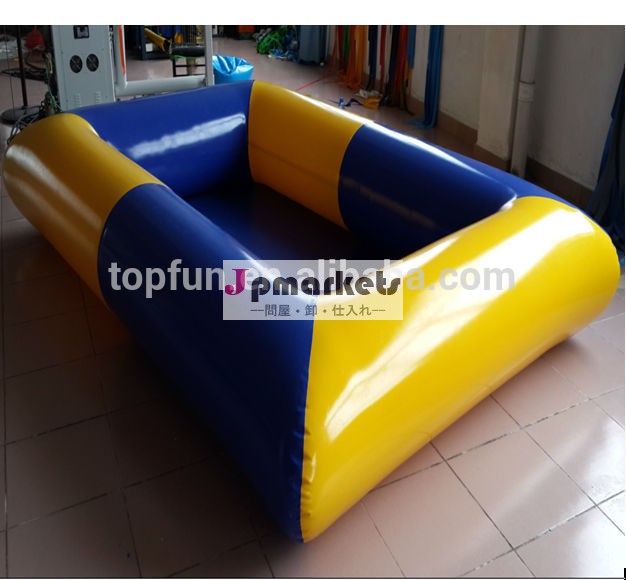 最新のデザイン最良価格ブルー・黄色のミニインフレータブルラウンドプール熱い販売の上に問屋・仕入れ・卸・卸売り
