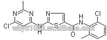N-( 2- クロロ- 6- methylphenyl)- 2-( 6- クロロ- 2- メチル- 4- pyrimidinyl) アミノ- 5- thiazolecarboxamide302964-08-5問屋・仕入れ・卸・卸売り