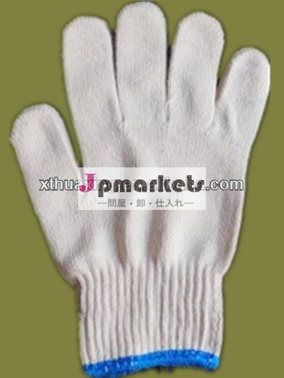 卸売白い薄い漂白剤を編む綿100％ファブリック山東省から産業の手袋問屋・仕入れ・卸・卸売り
