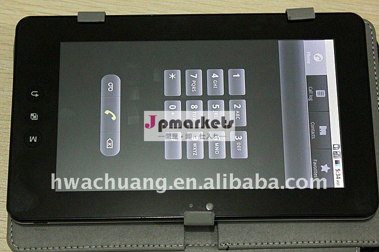 ホット!! 7インチアンドロイドタブレットpc電話機能付き3gサポートgpsブルートゥース問屋・仕入れ・卸・卸売り