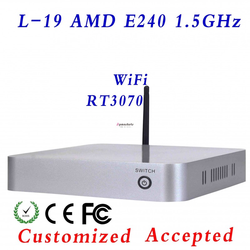 コンピュータケースミニitxケースシングルボードpcl-19e240128グラム1gramssdサポートwindows7,wifi、 ウェブカメラ、 最も安いhdmi問屋・仕入れ・卸・卸売り