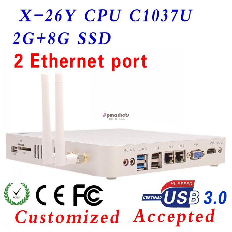 医療用パネルpc2lanポート、 c1037uパーソナルコンピュータ、 ミニitxコンピュータのケースのxcyx-26yミニpc!!問屋・仕入れ・卸・卸売り