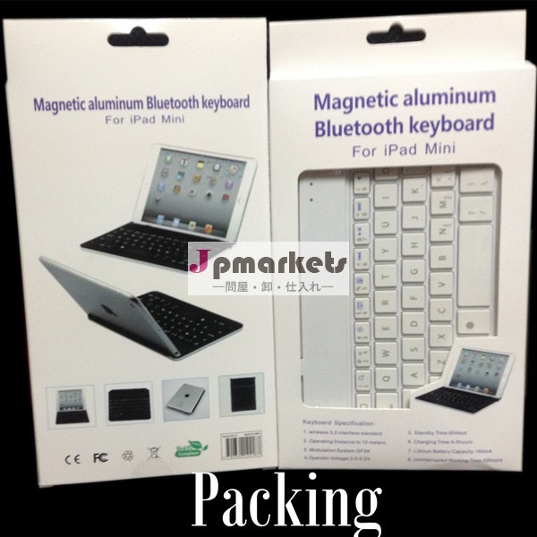 深セントップ- favorever1つのサプライヤ- 磁気ラップトップのためのアルミbluetoothキーボード、 pc、 tablet/タッチパッド問屋・仕入れ・卸・卸売り