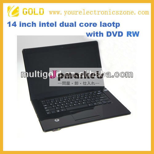 インテルatomデュアルコアd250014.1" を搭載したラップトップwindows7とdvd-rw、 windowsxp、 1.3mpwebcame+2gb/250gb問屋・仕入れ・卸・卸売り