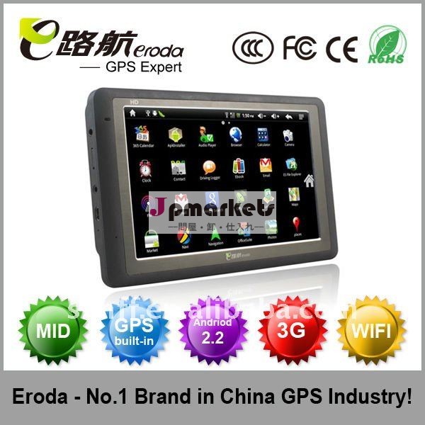 熱い!!! T7タブレットPC+Android 2.2 (中間) +車のレコーダー! Erodaの元のブランド問屋・仕入れ・卸・卸売り