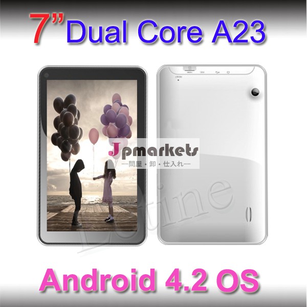 A237インチタブレットpcデュアルコア安い半ばのoem/odm問屋・仕入れ・卸・卸売り