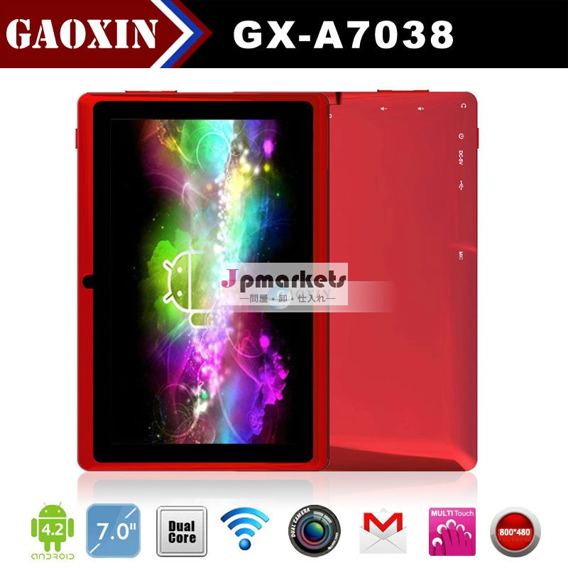 安いタッチ7インチタブレットアンドロイド/allwinnera23デュアルコアミッド/4.2アンドロイドタブレットcefccタブレットデュアルカメラ問屋・仕入れ・卸・卸売り
