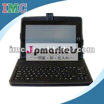 新しい10」/10.2" インチ黒レザールックの場合+フリースタイラス付きusbキーボード・スタンド機能(i mc- toipa- 0440)問屋・仕入れ・卸・卸売り