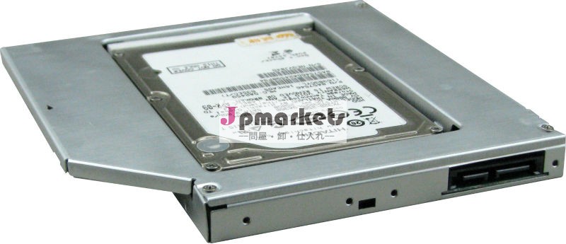 スリムdvdを変換2.5" satahdd/ssd9.5mmノートブックコンピュータhddのドライブキャディ問屋・仕入れ・卸・卸売り