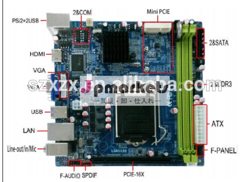 インテルh81lga1150motherbaordhdmiを搭載したミニitxatx電源問屋・仕入れ・卸・卸売り