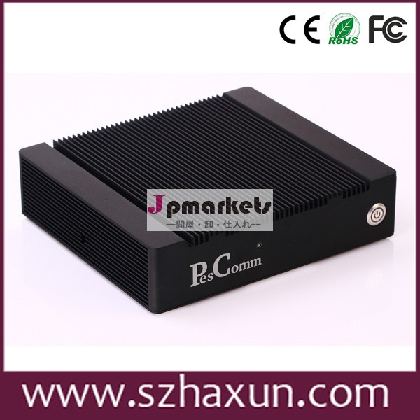ファンレス小型pc、 rs232とlptポート、 celeron1037u産業用pc、 4gbram、 linuxubuntuのhdd320gbx86k700ミニitxのpc問屋・仕入れ・卸・卸売り