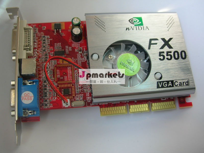 Nvidiaのgeforcefx5500256mb128-bitagps- ビデオグラフィックスビデオカード問屋・仕入れ・卸・卸売り