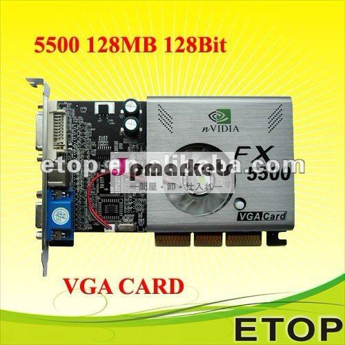 GeForce FX5500 128MB DDR VGA TV DVIビデオコンピュータカード問屋・仕入れ・卸・卸売り